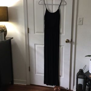 Black maxi dress